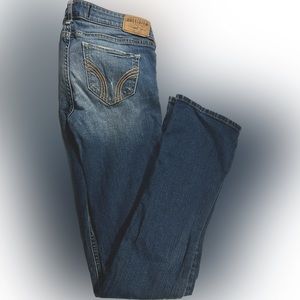 Hollister Dark Washed Distressed Jeans